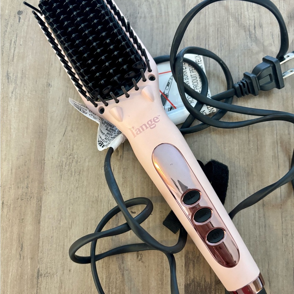 Lange Pink Hair Brush Styler